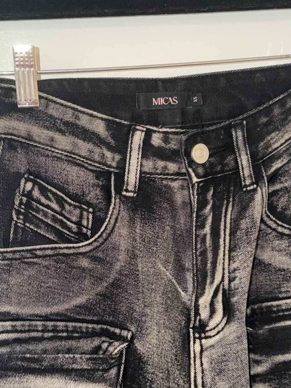 MICAS Black Washed Slim Men’s Jeans